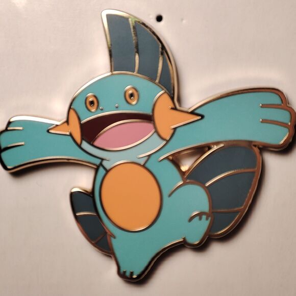 Pokemon Marshtomp Enamel Pin Official Nintendo Collectible Lapel Badge Figure - Picture 1 of 3